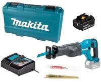Makita Akku-S&auml;bels&auml;ge DJR186RT Akku-Recipros&auml;ge 18 Volt 1 x Akku 5,0 Ah