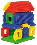 EDUPLAY Lernspielzeug Noppen Bausteine aus Kunststoff 108 Teile mit Aufbewahrungsbox