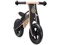 Bikestar Kinderlaufrad Holz 10" schwarz
