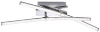 JUST LIGHT LED Deckenleuchte LED Deckenlampe SIMON 1x Arm drehbar, 1x Arm fest,