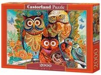 Castorland Puzzle Puzzle Eulen 2000 Teile, Puzzleteile