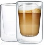 blomus Thermoglas NERO, 2-tlg., Glas, Doppelwandig, Inhalt 250 ml, 2-teilig