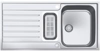 FRANKE Edelstahlsp&uuml;le Argos G AGX 251 G Edelstahl, Druckknopfventil, 100/51 cm