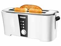 Unold Toaster 38020 - Langschlitztoaster - weiß/schwarz