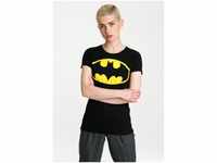 LOGOSHIRT T-Shirt Batman mit coolem Superhelden-Print, gelb|schwarz