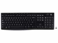 Logitech Logitech Wireless Keyboard K270 - Tastatur - QWERTY - Schwarz Tastatur
