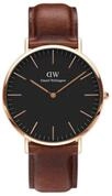 Daniel Wellington Quarzuhr Classic St Mawes Black Rose Gold Armbanduhr 40 mm