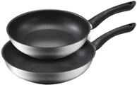 Kopf Pfannen-Set Alfons 2tlg., Edelstahl, 24 + 28 cm, Teflon-Select-Beschichtung,