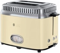RUSSELL HOBBS Toaster Retro - Toaster - vintage cream, 2 kurze Schlitze