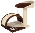 lionto Kratzbaum kompakt, mit Spielball, Kratzbogen & Aussichtsplattform,