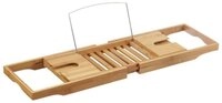 Zeller Present Badewannenablage Badewannenablage mit Buchst&uuml;tze, 100% Bambus, ZELLER