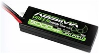 Absima 7.4 V 5000 mAh HardCase LiPo-Akku Greenhorn-Line 4140009 Akku