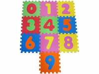 Knorrtoys® Puzzle Zahlen, 10 Puzzleteile, Puzzlematte, Bodenpuzzle