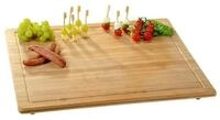 Kesper Schneide- und Abdeckplatte Herdabdeckplatte aus FSC Bambus, 56 x 50 x 4 cm,