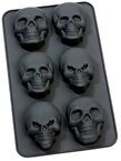 Geda Labels GmbH Backform Totenkopf, (1-tlg), Schwarz, 27 x 18 x 5,2 cm,