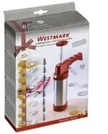 WESTMARK Geb&auml;ckpresse, Klassische Edelstahl-Geb&auml;ckpresse mit 8 Formscheiben...