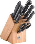 Zwilling Messerblock TWIN Chef 2 (8tlg), Messerblock mit 5 Messern + 1 Schere + 1