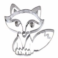 ST&Auml;DTER Ausstechform Fuchs 8 cm, Edelstahl