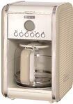 Ariete Filterkaffeemaschine Vintage 1342, cremefarben, 1,5l Kaffeekanne,
