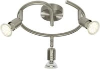 Brilliant LED Deckenstrahler Brilliant 3er Spot Spirale Loona eisen &Oslash; 24 cm, Inkl.