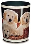 L&auml;ufer Papierkorb Papierkorb Motivposter 13 Liter Hunde
