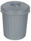 keeeper M&uuml;lleimer Keeeper M&uuml;lltonne mit Deckel 7 Liter silber