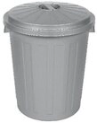 keeeper M&uuml;lleimer KEEEPER Supermax-Tonne Mats &Oslash;50cm, H55cm 50l light silver