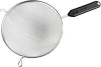 FACKELMANN K&uuml;chensieb Fackelmann Sieb verzinnt mit Griff &Oslash; 20 cm, Edelstahl