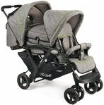 CHIC4BABY Geschwisterwagen Duo, mit feststellbaren Doppelschwenk-Vorderr&auml;dern