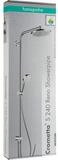 hansgrohe Brausegarnitur Crometta S Showerpipe 240 1jet EcoSmart Reno chrom