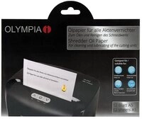 OLYMPIA OFFICE Aktenvernichter 9130, &Ouml;lpapier f&uuml;r Aktenvernichter, 12 Blatt Gr&ouml;&szlig;e