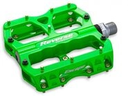 Reverse Plattformpedale Reverse Pedal MTB Escape AL6061 Neon-Gr&uuml;n