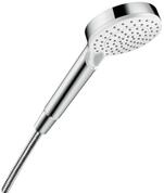 hansgrohe Duscharmatur Hansgrohe Handbrause CROMETTA Vario wei&szlig;/chrom 2 Strahlarten