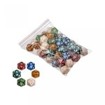 Philos Spiel, W&uuml;rfel - 20-seitig - pearl - 50 St&uuml;ck