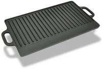 vidaXL Grillpfanne Grillplatte Wendeplatte Gusseisen 50x23 cm