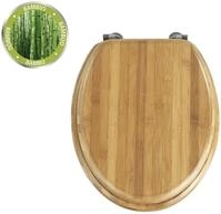 WENKO WC-Sitz Bambus Dunkel (1-St)