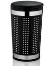 kela W&auml;schebox W&auml;schesammler SEVILLA, H 60 cm, Schwarz, Metall, gepolstert