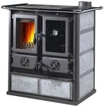 La Nordica Festbrennstoffherd &raquo;ROSETTA&laquo;, 7,2 kW, Zeitbrand