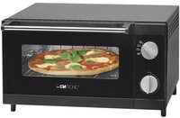 CLATRONIC Minibackofen MPO 3520, Pizzaofen zum Grillen & Aufbacken mit 12L Backraum