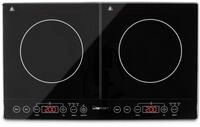 CLATRONIC Doppel-Induktionskochplatte DKI 3609, ECO-Save, 10 Temperaturstufen, Sensor