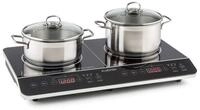 Klarstein Induktions-Kochfeld VariCook Slim, Doppel Induktionskochplatte 2...