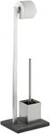 WENKO WC-Garnitur Slate Rock, Edelstahl rostfrei