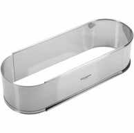 WESTMARK Backform Oval, Ausziehbar, Rostfreier Edelstahl, Silber, ausziehbar,