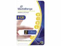 Mediarange MediaRange USB Nanostick 8 GB m. Klammerfunktion blau USB-Stick