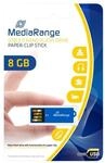 Mediarange MediaRange MR975 USB-Stick 8 GB USB Typ-A 2.0 Blau USB-Stick