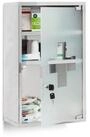 relaxdays Medizinschrank EMERGENCY Edelstahl XL