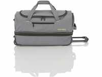 travelite Reisetasche Basics, 55 cm, grau/orange, Duffle Bag Sporttasche mit