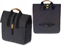 Basil Fahrradtasche Basil Shoppertasche Urban Dry wasserdicht charcoal melee 20l