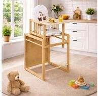 Best for Kids Holzstuhl Victoria 2-in-1 Holzstuhl & Tisch &ndash; H&ouml;henverstellbar &