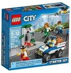 LEGO&reg; LEGO&reg; City 60136 Polizei-Starter-Set Konstruktionsspielsteine, (80 St)